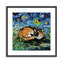 Sleepy Calico Night