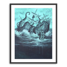 Release The Kraken Canvas Wall Art