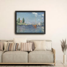 Red Boats - Argenteuil, 1875 by Claude Monet