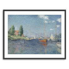 Red Boats - Argenteuil, 1875 by Claude Monet