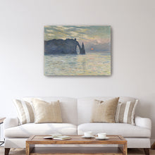 The Cliff - Étretat - Sunset, 1883 by Claude Monet