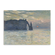 The Cliff - Étretat - Sunset, 1883 by Claude Monet