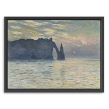 The Cliff - Étretat - Sunset, 1883 by Claude Monet