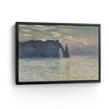 The Cliff - Étretat - Sunset, 1883 by Claude Monet