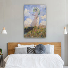 Woman with a Parasol - Study of a Figure Outdoors (Facing Left) v2, 1886 by Claude Monet