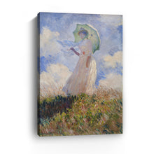 Woman with a Parasol - Study of a Figure Outdoors (Facing Left) v2, 1886 by Claude Monet
