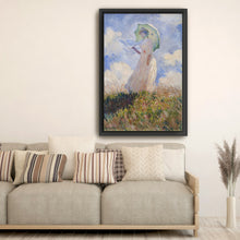 Woman with a Parasol - Study of a Figure Outdoors (Facing Left) v2, 1886 by Claude Monet