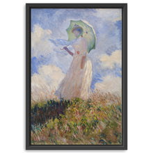 Woman with a Parasol - Study of a Figure Outdoors (Facing Left) v2, 1886 by Claude Monet