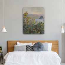 Flower Beds at Vétheuil, 1881 by Claude Monet