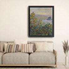 Flower Beds at Vétheuil, 1881 by Claude Monet