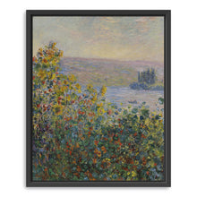 Flower Beds at Vétheuil, 1881 by Claude Monet