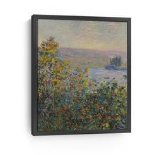 Flower Beds at Vétheuil, 1881 by Claude Monet