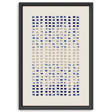 Blue Coral Reflecting Lines