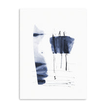 Navy Blue - Ink Flow III
