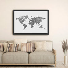 World Map Grey