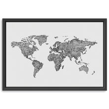 World Map Grey