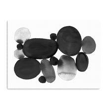 BW - Watercolor Stones I