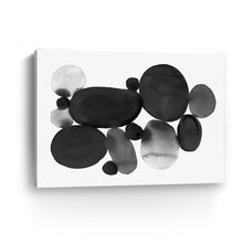 BW - Watercolor Stones I