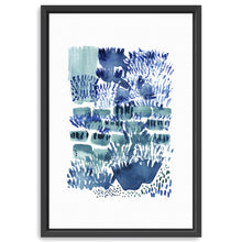 Green Blue White - Garden Waters I