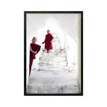 Monks in Red Assorted Shadow Box (Assorted Pack of 2)