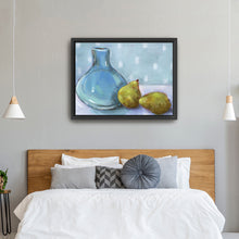 Bottle and Pears