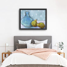 Bottle and Pears