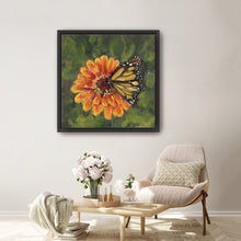 Butterfly and Orange Flower