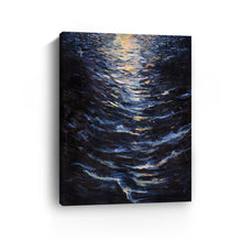 Dark Ripple Canvas Wall Art