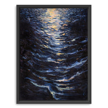 Dark Ripple Canvas Wall Art