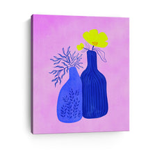 Two Blue Vases
