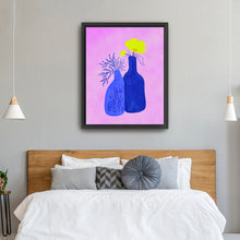 Two Blue Vases