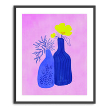 Two Blue Vases