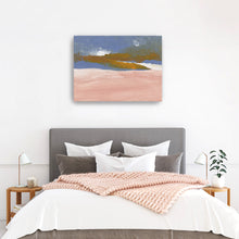 Blush Pink, Blue and Brown