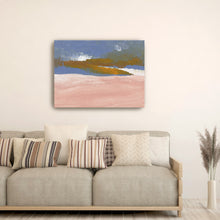 Blush Pink, Blue and Brown