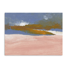 Blush Pink, Blue and Brown