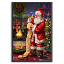 Santa With His List