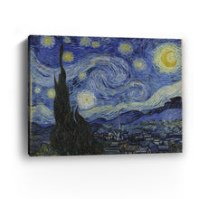 Starry Night v1, 1889 by Vincent Van Gogh