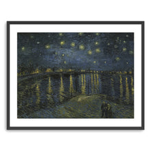Starry Night Over the Rhône v1, 1888 by Vincent Van Gogh