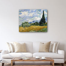 Wheat Field with Cypresses, 1889 by Vincent Van Gogh