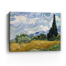 Wheat Field with Cypresses, 1889 by Vincent Van Gogh