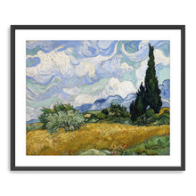 Wheat Field with Cypresses, 1889 by Vincent Van Gogh