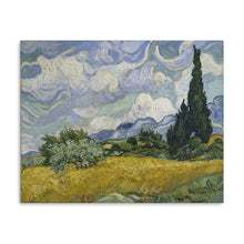Wheat Field with Cypresses v2, 1889 by Vincent Van Gogh