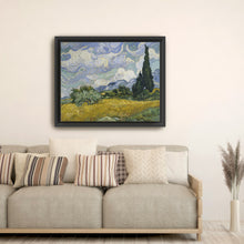 Wheat Field with Cypresses v2, 1889 by Vincent Van Gogh