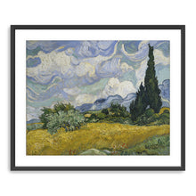 Wheat Field with Cypresses v2, 1889 by Vincent Van Gogh