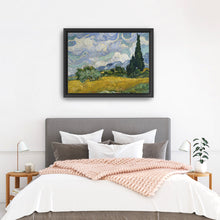 Wheat Field with Cypresses, 1889 by Vincent Van Gogh