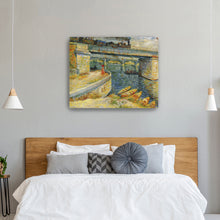 Bridges across the Seine at Asnieres, 1887 by Vincent Van Gogh