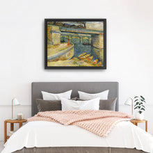 Bridges across the Seine at Asnieres, 1887 by Vincent Van Gogh