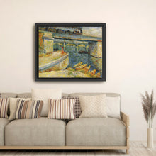 Bridges across the Seine at Asnieres, 1887 by Vincent Van Gogh