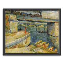 Bridges across the Seine at Asnieres, 1887 by Vincent Van Gogh