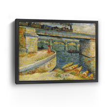 Bridges across the Seine at Asnieres, 1887 by Vincent Van Gogh